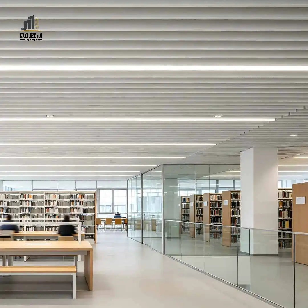 Powder Coated Aluminum U‑Channels | Suspended Linear Metal Ceiling Tiles